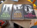 Mick Herron 3 Bücher - Dead Lions, Joe Country, Real Tigers Taschenbücher