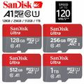 32GB 64GB 128GB 256GB 512GB SanDisK Ultra Micro SD XC Speicherkarte 120MB/s kpoc