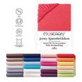 Jersey Spannbettlaken Betttuch Bettlaken 100% Baumwolle 8 Größen 32 Farben
