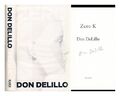 DELILLO, DON Zero K Hardcover
