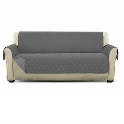 Premium Wendedesign Sofa Couch Bezug Haustier Hund Kinder Möbelschutz