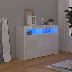 Sideboard mit LED-Leuchten Beistellschrank Kommode Anrichte Holzwerkstoff vidaXL