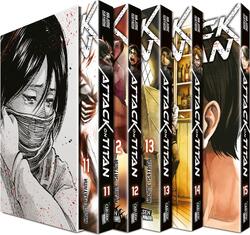 Attack on Titan, Bände 11-15 im Sammelschuber mit Extra Hajime Isayama