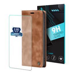 Hülle für Samsung Galaxy A52S 5G A52 Case Magnet Handy Tasche Flip Displayglas✅ DE HÄNDLER ✅ 7 TAGE BLITZVERSAND ✅ MIT GLAS