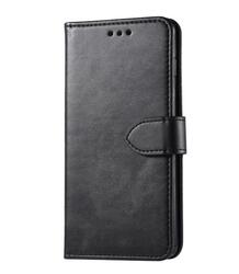 Handy Hülle für Apple iPhone Samsung LG Schutz Tasche Etui Cover Book Schwarz