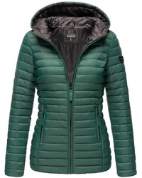 Marikoo Damen Stepp Jacke Steppjacke mit Kapuze gesteppt Übergangsjacke B857 NEU