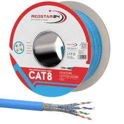 Cat 8 Verlegekabel Netzwerkkabel CAT 8.1 Kabel Ethernet LAN Cat8 RJ45 Stecker