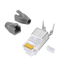 RJ45 Stecker CAT7 Crimp Netzwerkstecker Verlegekabel LAN Patch Kabel CAT 7 / 6a