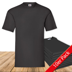 3er, 5er, 10er Pack Fruit of the Loom Valueweight T Mehrpack Herren T-Shirt