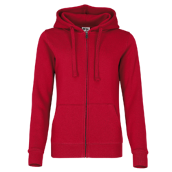 Russell Damen Authentic Zipped Hood Jacket Langarm Pullover Ladies Kapuzenjacke 