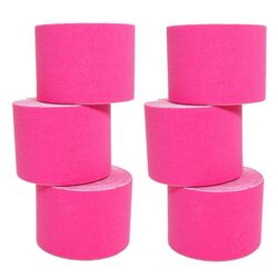 6 Rollen Kinesiologie Tape 5 m x 5,0 cm in 12 Farben (0,33€/1m)