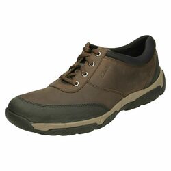 HERREN CLARKS GROVE EDGE II FREIZEIT SCHNÜRTRAINER WASSERDICHT WANDERSCHUHE GRÖSSE