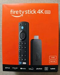 AMAZON Fire TV Stick 4K MAX Ultra HD Wi-Fi 6E, HDR10+ 2023 2.Gen NEU&OVP ✅