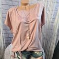 Bench Shirt T-Shirt Kurzarm Gr. 32/34 bis 40/42 rosa mit Logo Aufdruck (1 627)