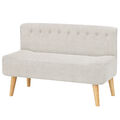 2-Sitzer Sofa, Stoffsofa Polstersofa Doppelsofa in ,117 x 55 x 75 cm