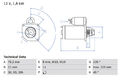 BOSCH 0 986 022 581 Starter für BMW