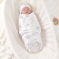 Baby Swaddle Wrap Pucktuch Baumwolle Wickeltuch Pucksack Schlafsack 0-3Monat