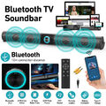 Bluetooth Soundbar TV Sound System 3D Surround Subwoofer Lautsprecher USB/AUX DE