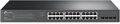 TP-Link TL-SG2428P 24-Port Gigabit Managed PoE Netzwerk Switch 4 SFP-Slots