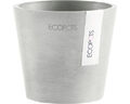 Pflanztopf Ecopots Amsterdam Mini Kunststoff Ø 10,5 cm H 9,2 cm weißgrau