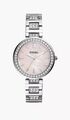 Fossil Damen Uhr Karli Rosa Silber Perlmutt Zirkonia BQ3182