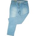 BRAX Jenny Damen Stretch Jeans 7/8 Hose ankle straight mid 42 XL W32 hell blau