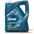 5 L LITER MANNOL SAFARI 20W-50 MOTOR-ÖL MOTOREN-ÖL SAE 20W-50 31390115