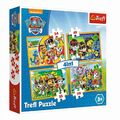 GW766c 4 in 1 Puzzle - Paw Patrol