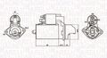 MAGNETI MARELLI Starter Anlasser Startanlage ohne Pfand 063721334010