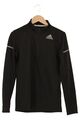 ADIDAS Herren Sport Shirt Langarm Schwarz Polyester Gr. S