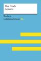 Andorra von Max Frisch: Lektüreschlüssel mit Inhaltsangabe, Interpretation, ...