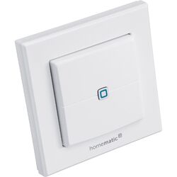 Homematic IP Smart Home Wandtaster 2-fach (HmIP-WRC2), Taster, weiß