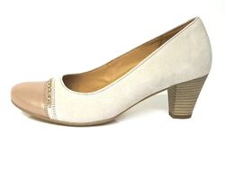 Gabor Comfort Pumps High Heels bequem beige elegant Einlagen Leder