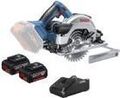 Bosch Professional 18V System Akku Kreissge GKS 18V-57 G (inkl. 2x4.0 Ah Akku + 