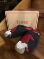 Tofee Hausschuhe Socken Pantoffel Latschen Schlappen Hüttenschuhe Wichtel Anthra