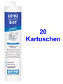 OTTOSEAL S67 20 x 310 ml Reinraum RLT-Silikon geruchsarm Abdichtung Fugen Labor