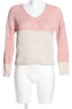 ONLY Strickpullover Damen Gr. DE 36 pink-wollweiß Casual-Look