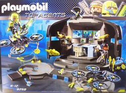 Playmobil Top Agents 9250 Dr. Drone's Command Center Hauptquartier NEU