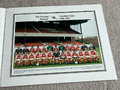 Großes Mannschaftsgruppenfoto FC Arsenal 1990-1991 in Präsentationsmappe