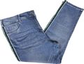 Dressin 3/4 Jeans Hose Damen Größe 27 Kurzgröße Blau Stretch Damenjeans