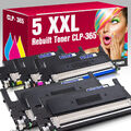 5 Rebuilt Toner für Samsung CLX3305 CLP365 CLP360 CLX3300 Xpress C460W C410W