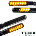4x ToXx LED Motorrad  Sequentiell Blade Laufeffekt Lauflicht Blinker e-geprüft 
