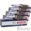 4x BOSCH ZÜNDKERZEN Super plus +6 FR8DC+ für FIAT MAZDA MERCEDES SKODA TOYOTA