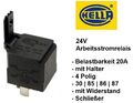 Hella Arbeitsstrom Relais 4-pol 24V 20A Schließer 30|85|86|87 Schaltrelais