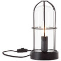 Brilliant Storm Tisch Lampe Leuchte Glas Kuppel Industrial Design Vintage E14
