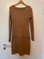 Hallhuber Kleid Gr. 36 beige/camel stretchig neuwertig