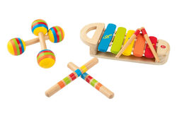 Playtive Musikset Kinder Holz Mini Musikinstrument Musikant Percussion