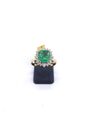 Ring 585 GG mit Smaragd ca. 2,02 ct. und 20 Diamanten ca. 0,34 ct.