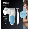 Braun Epilierer Silk-épil 5-810 SensoSmart Micro-Grip-Technologie+ Bikini Styler