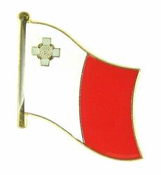 Flaggen Pin Fahne Malta Anstecknadel Flagge